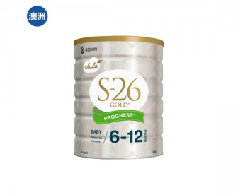 【澳洲直邮包邮】Alula 爱羽乐 S-26金装奶粉2段 1罐*900克（6-12个月婴儿适用）